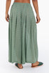 Wide leg pants in printed cotton gauze with pockets